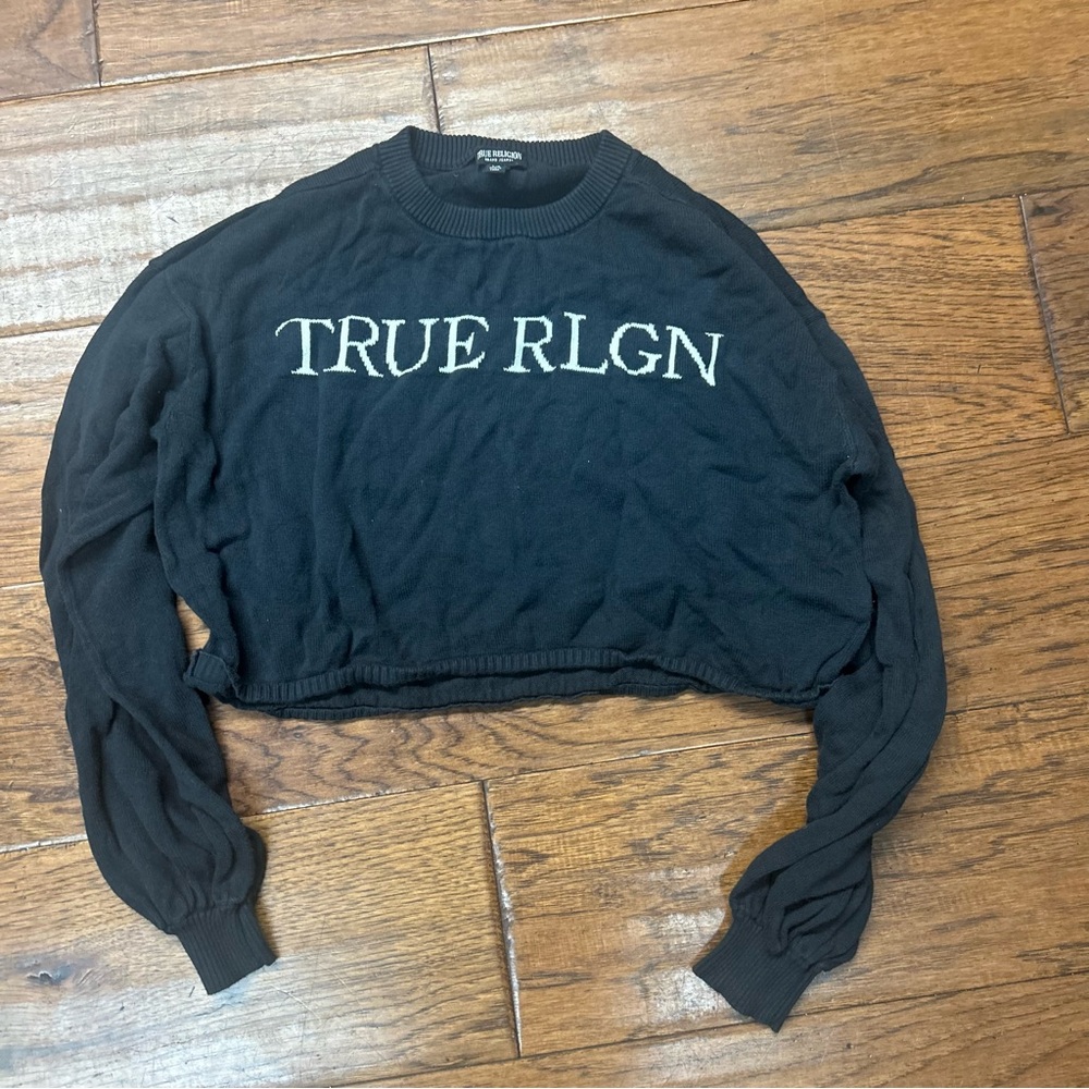 True Religion cotton Cropped Sweater